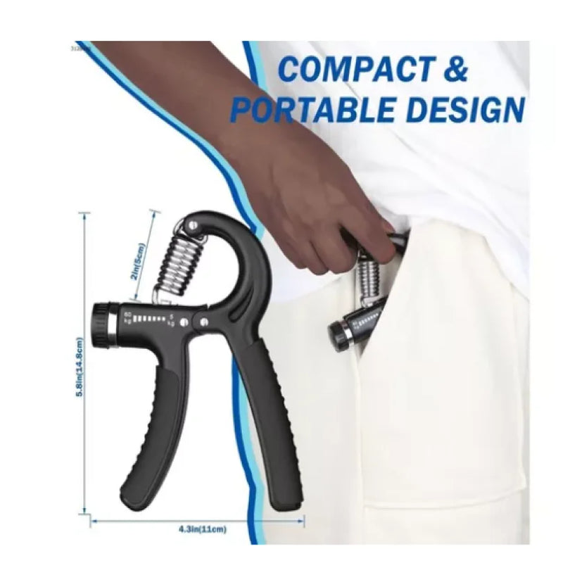Hand Grip Ajustável 5kg a 60kg – Ideal para Fisioterapia e Fortalecimento