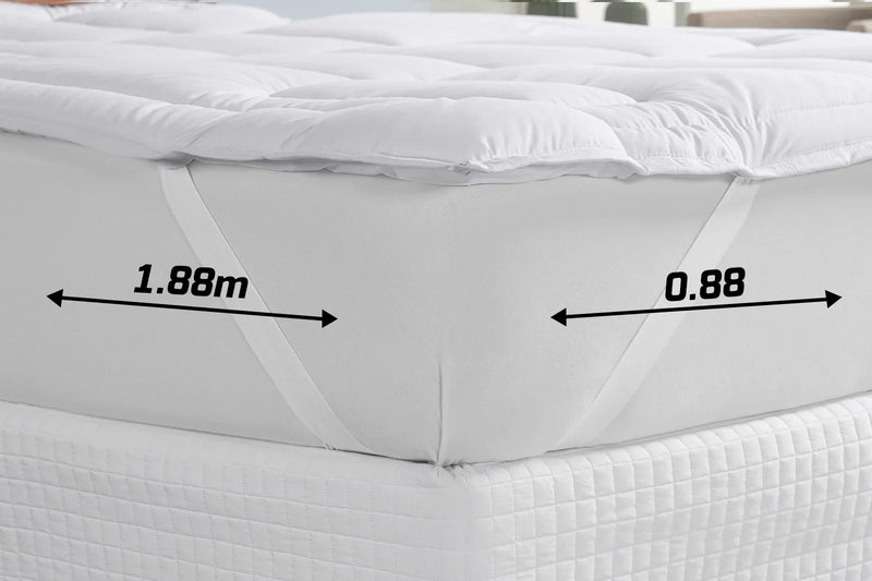 Protetor Colchão Pillow Top Micropercal 400 Fios Macio- casa e conforto
