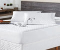 Protetor Impermeável para Colchão + Fronhas mateladas brancas(Solteiro - Padrão - Queen - King) - Cores Diversas