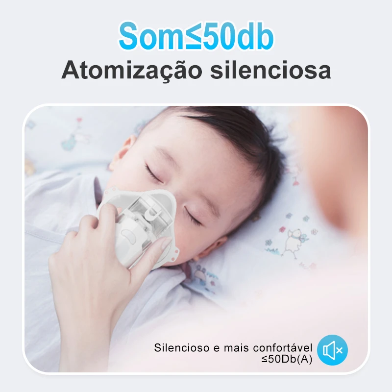 Nebulizador Portátil Infantil - SnowHealth Alívio de Problemas Respiratórios