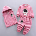 Conjunto Moletom Infantil Astronauta 3 Peças