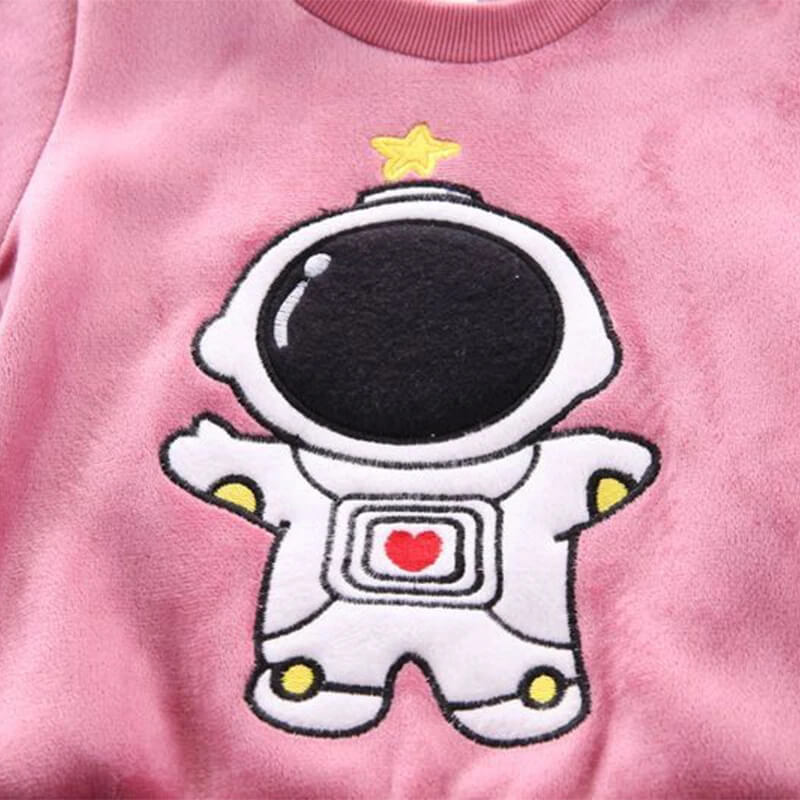 Conjunto Moletom Infantil Astronauta 3 Peças