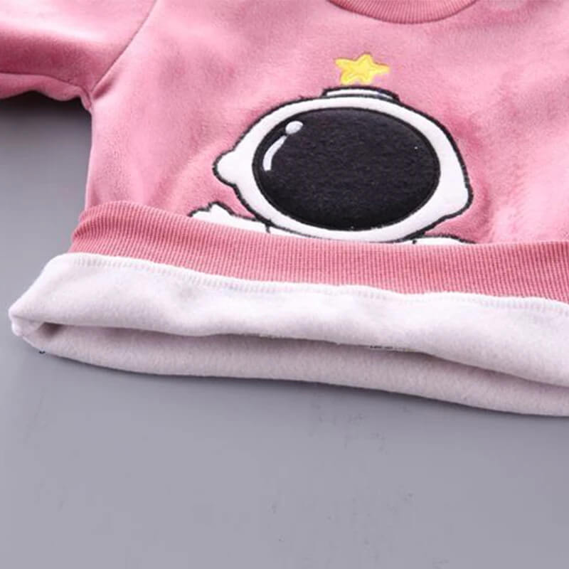 Conjunto Moletom Infantil Astronauta 3 Peças
