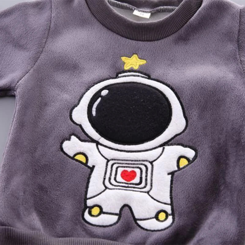 Conjunto Moletom Infantil Astronauta 3 Peças