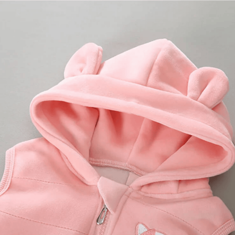 Conjunto Moletom Infantil Gatinho 3 Peças