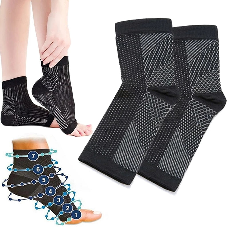 Meia Alta Compreensão Alivia Dor e Inchaço (Comfort Soft™)