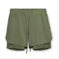 Short Masculino 2 em 1 Com Bolsos