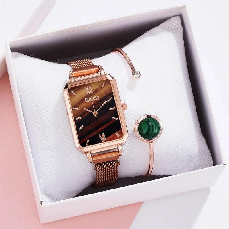 Relógio Feminino Gaiety Elegance + Pulseira Exclusiva de Brinde