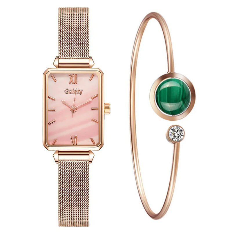 Relógio Feminino Gaiety Elegance + Pulseira Exclusiva de Brinde
