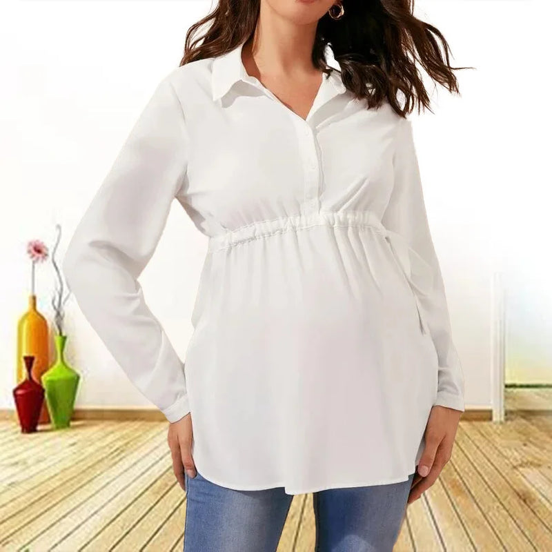 Blusa Elegante de Maternidade