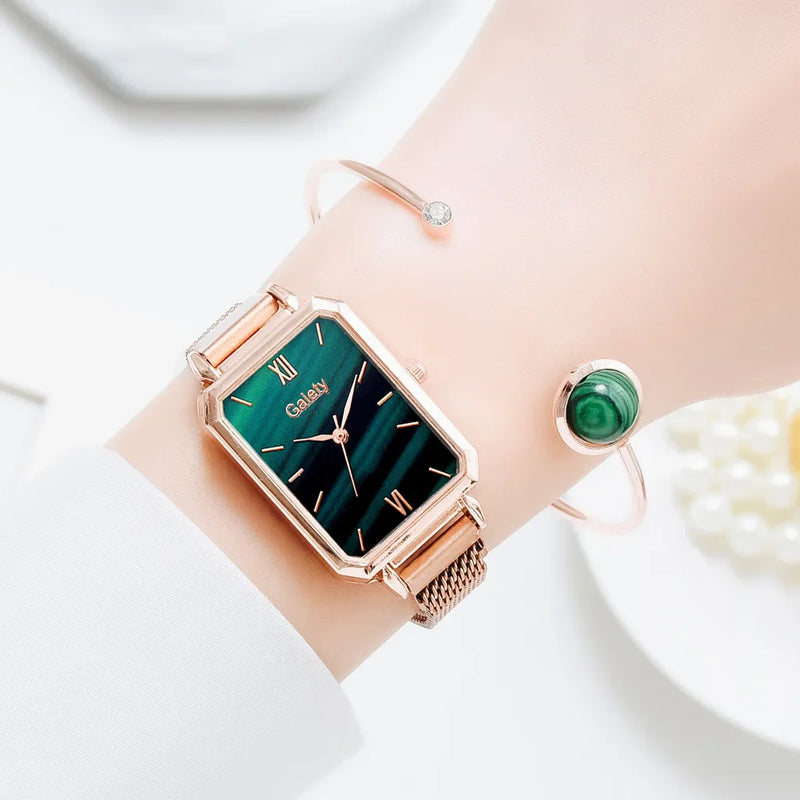 Relógio Feminino Gaiety Elegance + Pulseira Exclusiva de Brinde