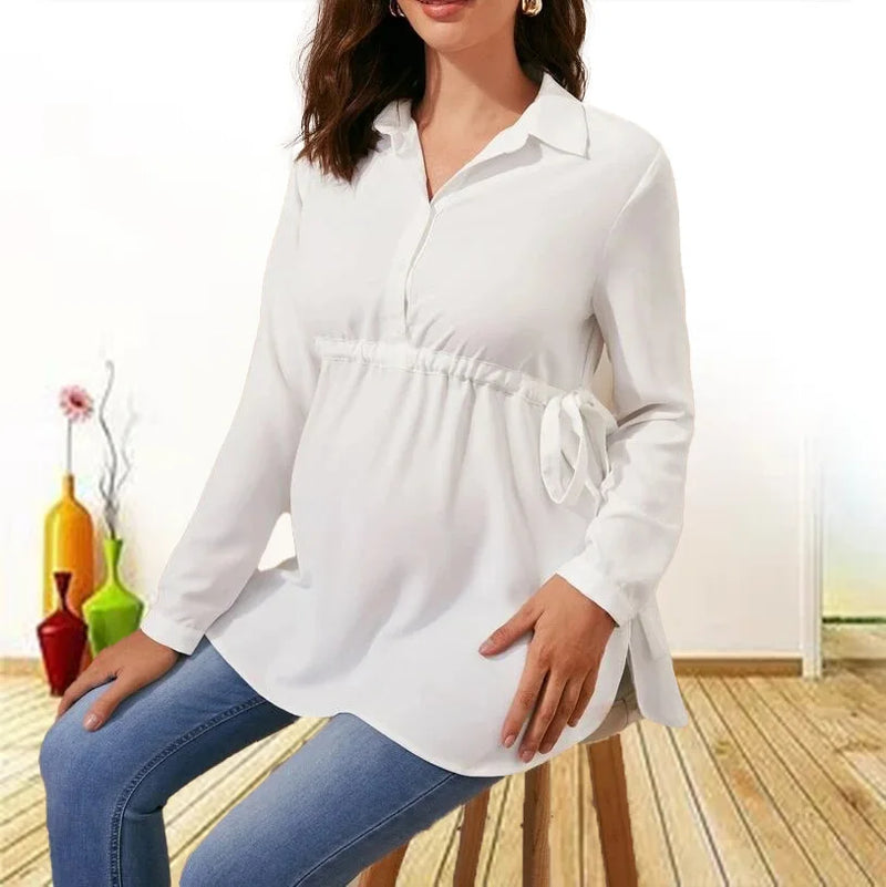 Blusa Elegante de Maternidade