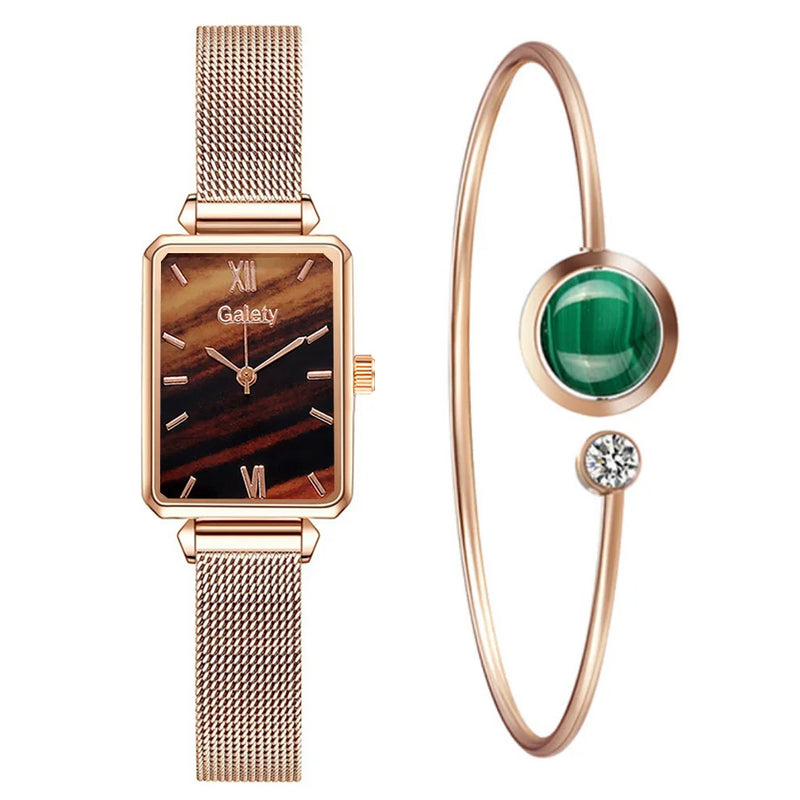Relógio Feminino Gaiety Elegance + Pulseira Exclusiva de Brinde