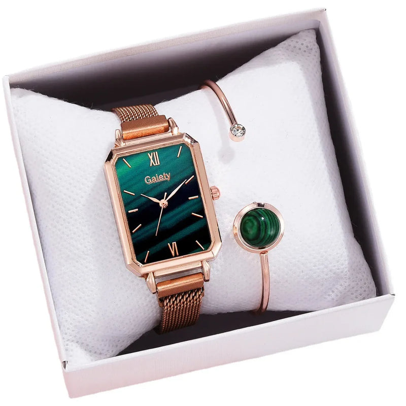 Relógio Feminino Gaiety Elegance + Pulseira Exclusiva de Brinde