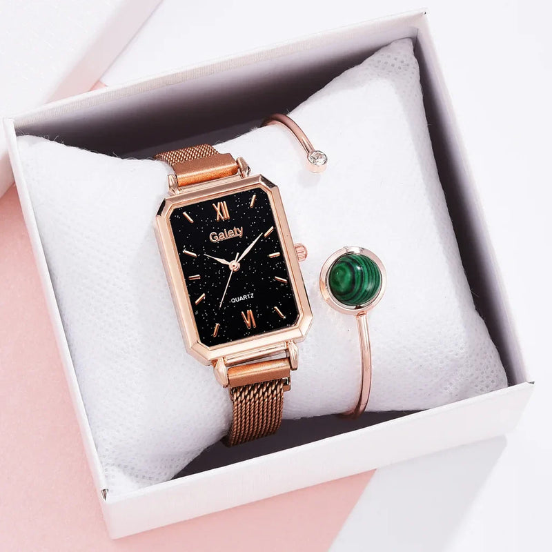 Relógio Feminino Gaiety Elegance + Pulseira Exclusiva de Brinde