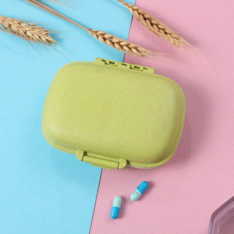 Organizador de Comprimido Portátil - 8 Grades (Compre 1  Leve 2)