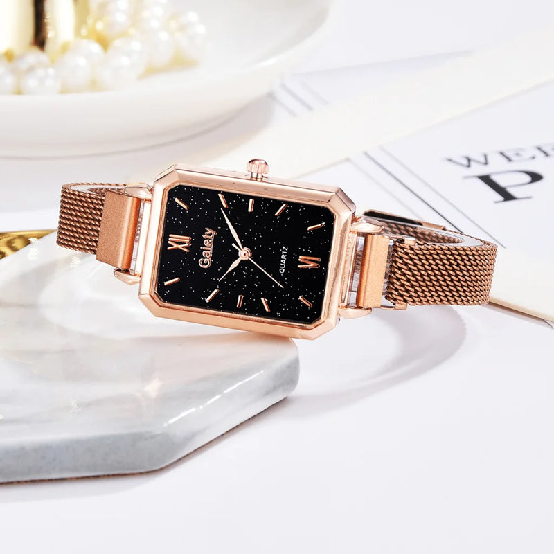 Relógio Feminino Gaiety Elegance + Pulseira Exclusiva de Brinde