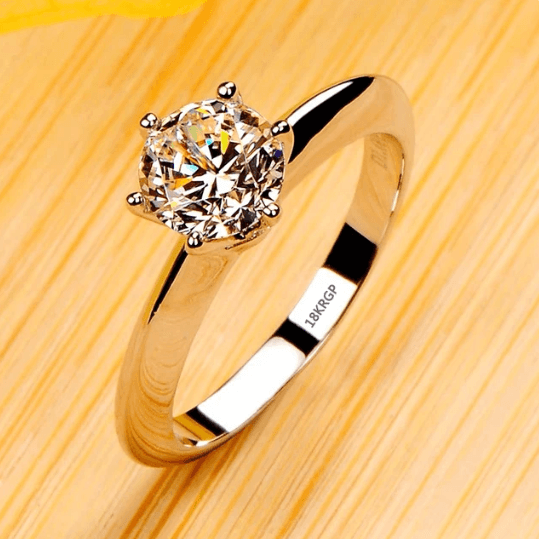 Anel de Luxo Fontaine | 18k Prata 925