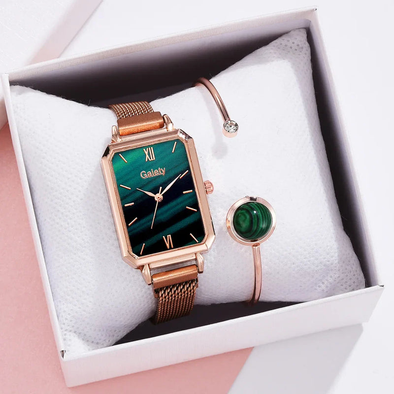 Relógio Feminino Gaiety Elegance + Pulseira Exclusiva de Brinde