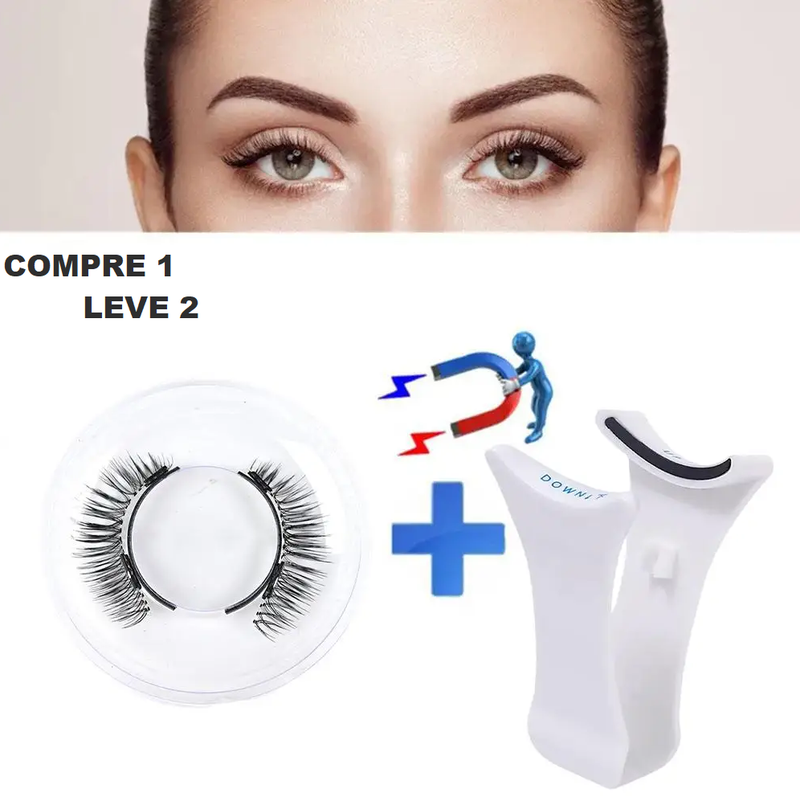 Cílios Postiços Magnéticos 3D - PAGUE 1 LEVE 2