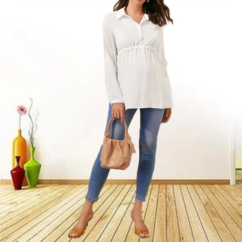 Blusa Elegante de Maternidade