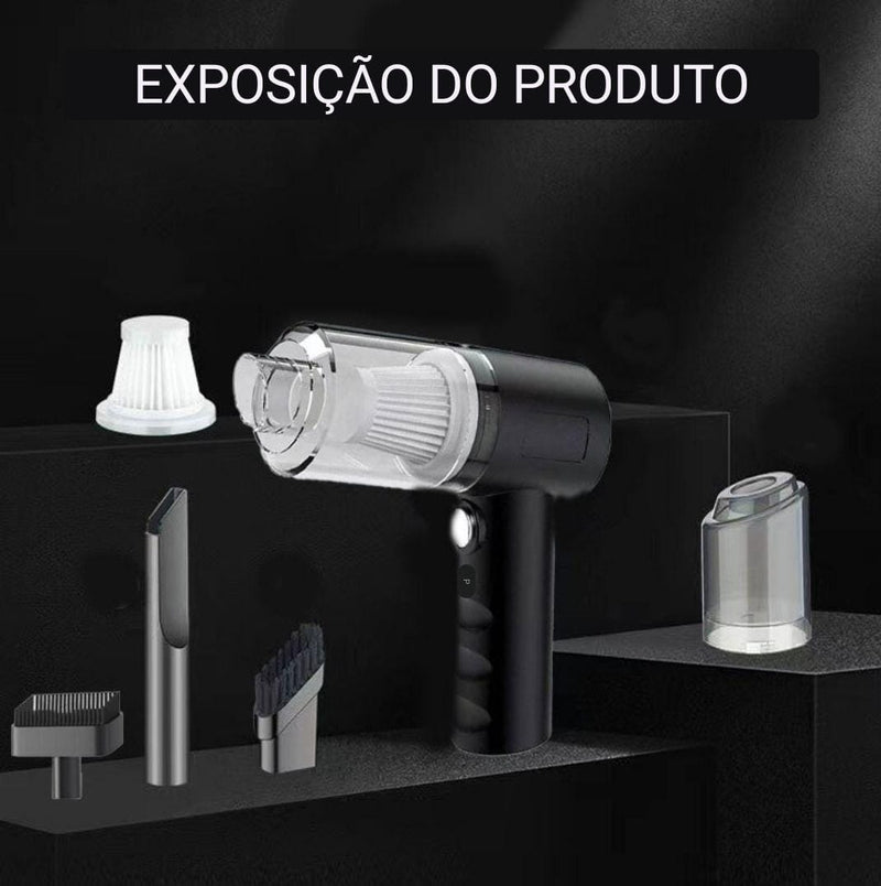 Aspirador de Pó Portátil 3 em 1 - Ultra Forte