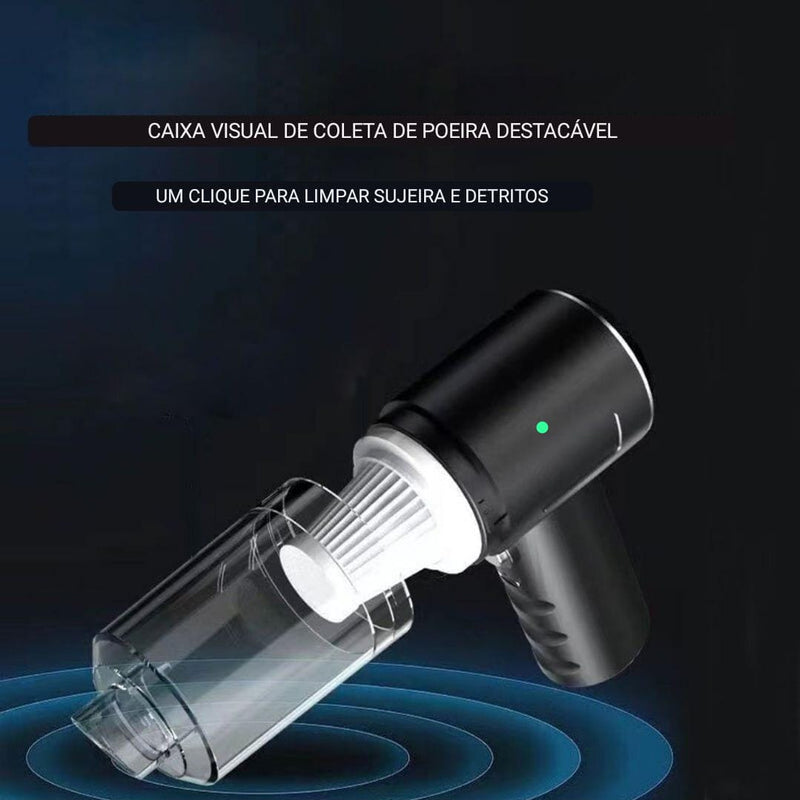 Aspirador de Pó Portátil 3 em 1 - Ultra Forte