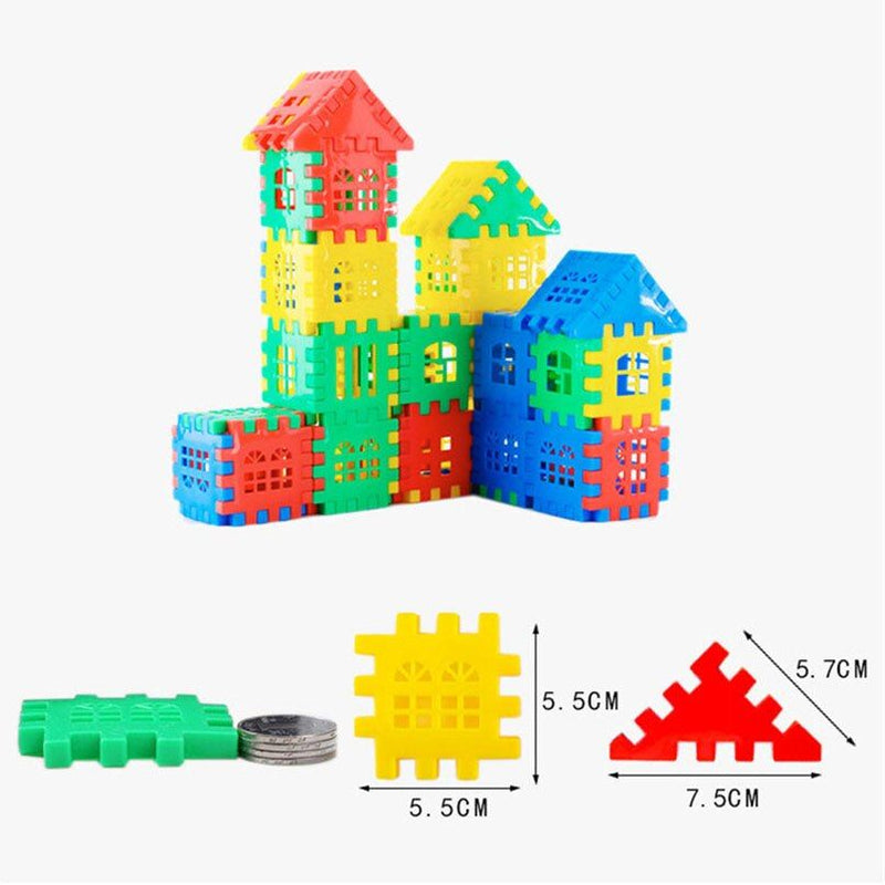 Blocos de Construção Educativos - 50 Peças