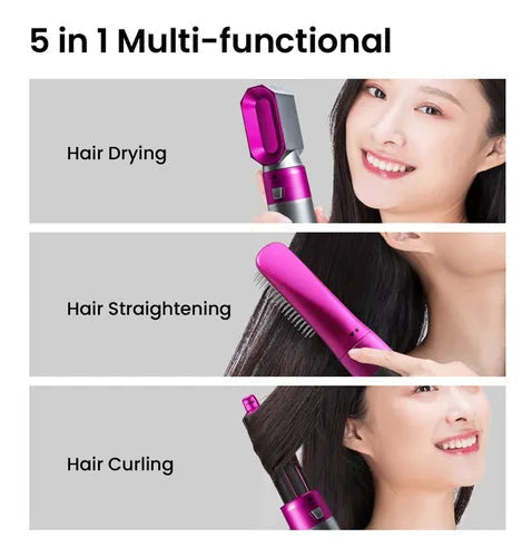 Escova Secadora de Cabelo 5 em 1 - Multifuncional
