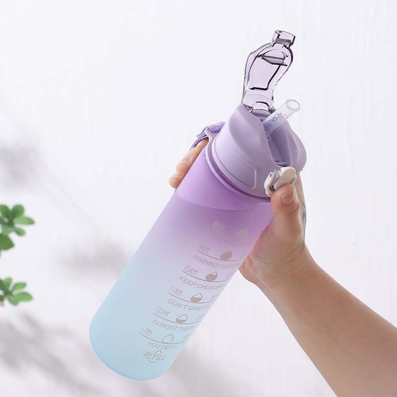 Kit Garrafa De Água Portátil De Grande Capacidade