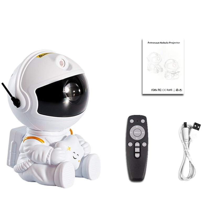 Projetor Astronauta de Estrelas e Galáxias HD Criativa Kids - CriativaKids