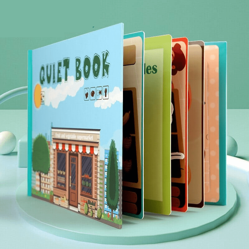 QUIET BOOK: Meu primeiro livro Montessori - Criativa Kids - CriativaKids
