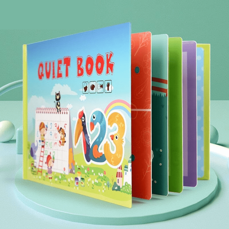 QUIET BOOK: Meu primeiro livro Montessori - Criativa Kids - CriativaKids